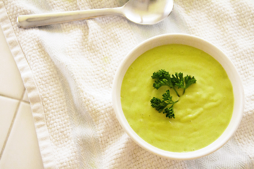 Chilled Cucumber-Avocado Soup