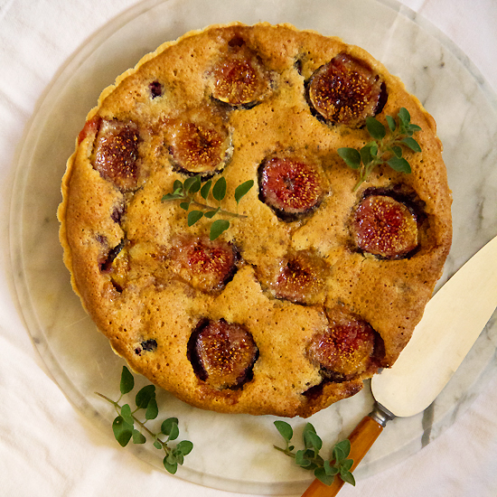 Blackberry-Fig Tart with Oregano