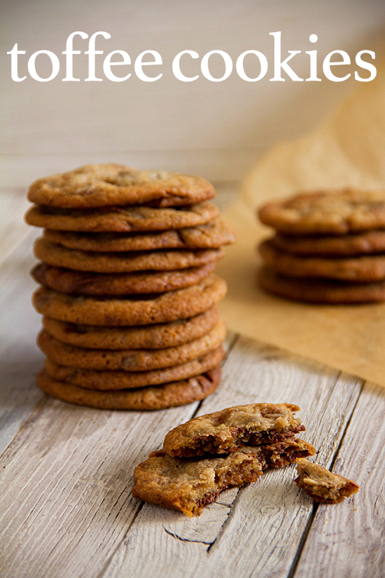 Milk Chocolate Toffee Cookies