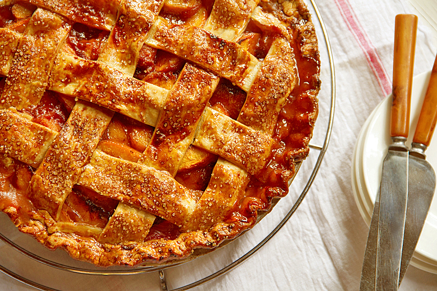 Butterscotch Peach Pie