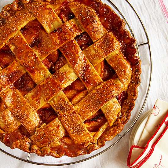 Butterscotch Peach Pie