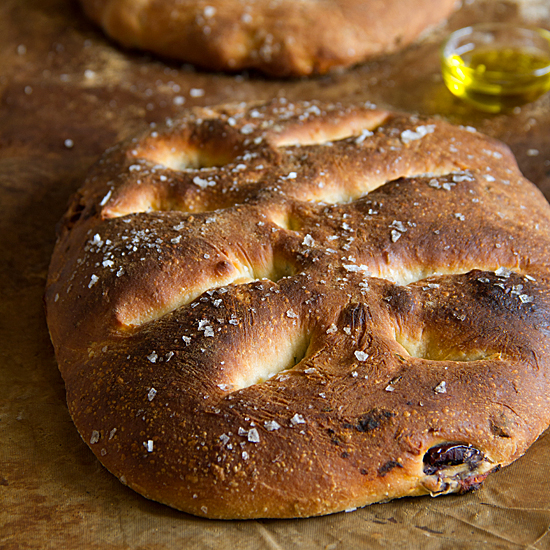 Olive and Sun-Dried Tomato Fougasse