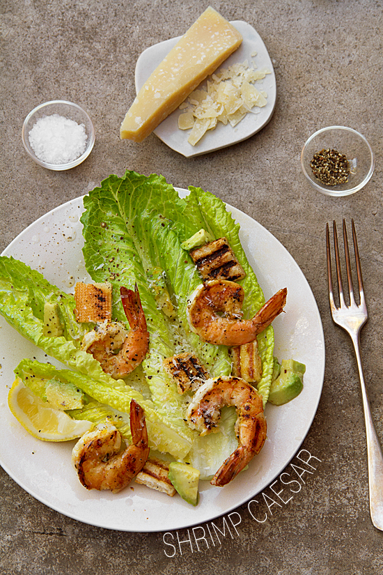 Grilled Shrimp Caesar Salad