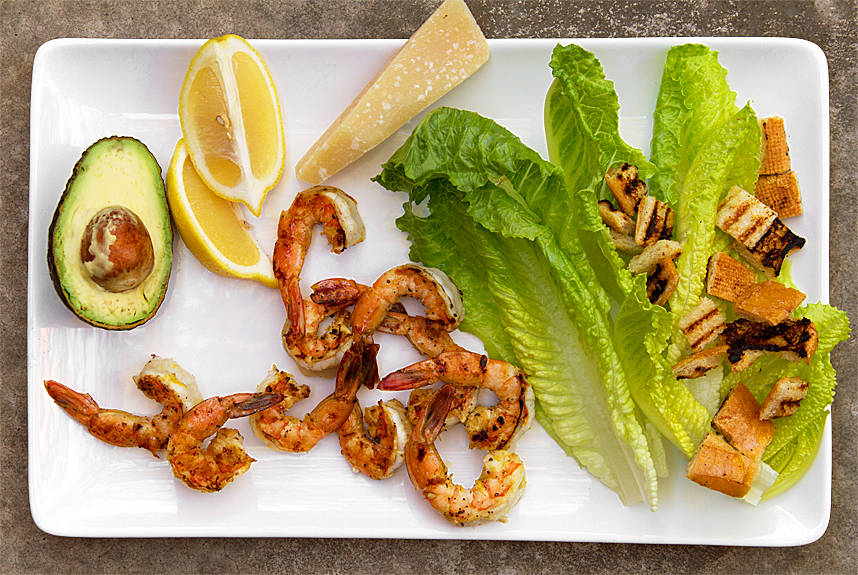 Grilled Shrimp Caesar Salad