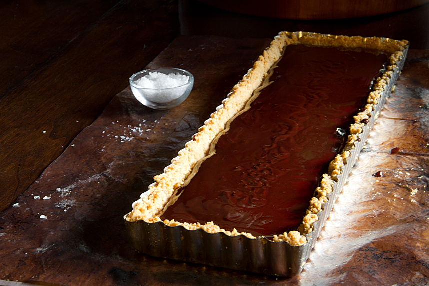 Salted Chocolate Caramel Tart