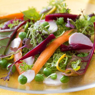 Spring Salad with Alain Passard's Aigre-Doux