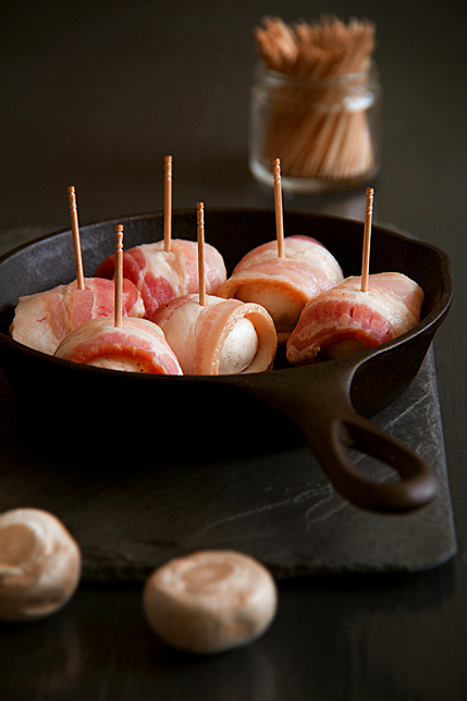 Bacon-Wrapped Mushrooms