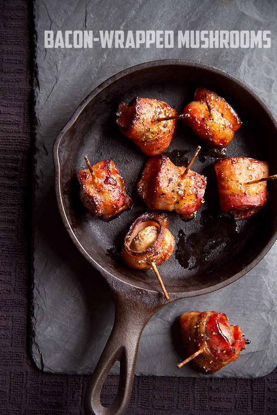 Bacon-Wrapped Mushrooms
