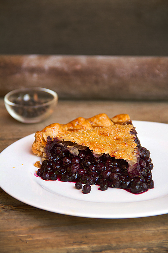 Blueberry Balsamic Pie with Black Pepper