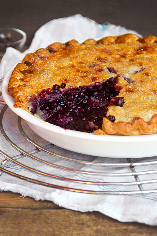 Blueberry Balsamic Pie with Black Pepper