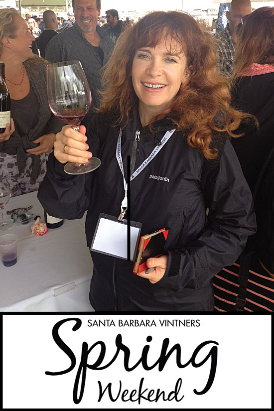 Helen Melville at Santa Barbara Vintners’ Festival 2015 for Sippity Sup