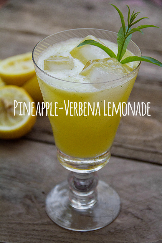 pineapple lemon verbena lemonade