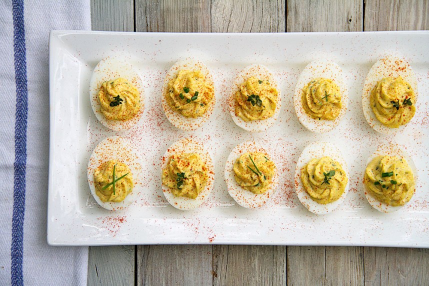 Deviled Eggs with Fresh Herbs