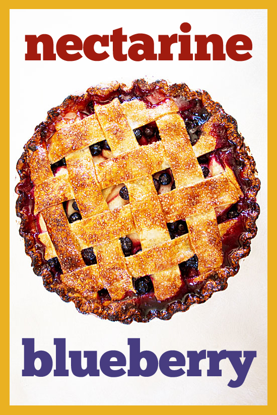 Nectarine-Blueberry Pie