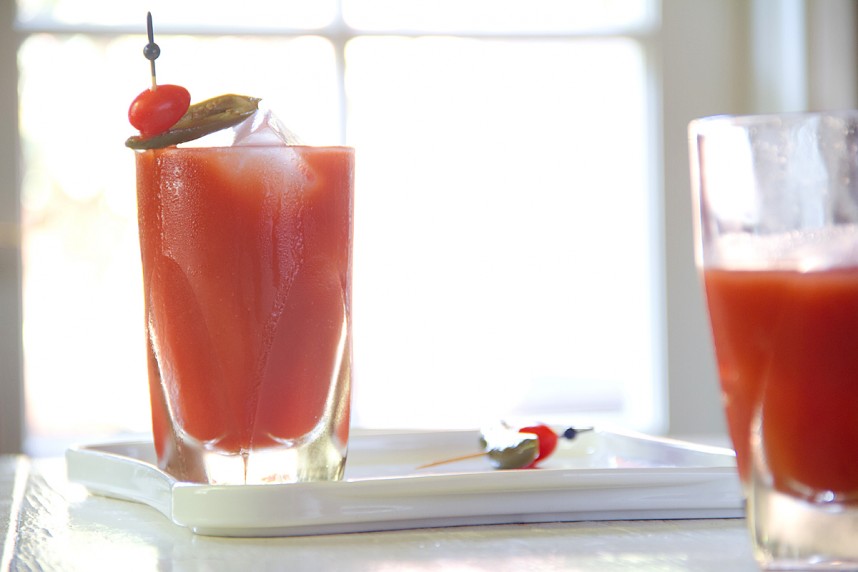 Breakfast Booze: Tequila Bloody Maria with Pickled jalapeño