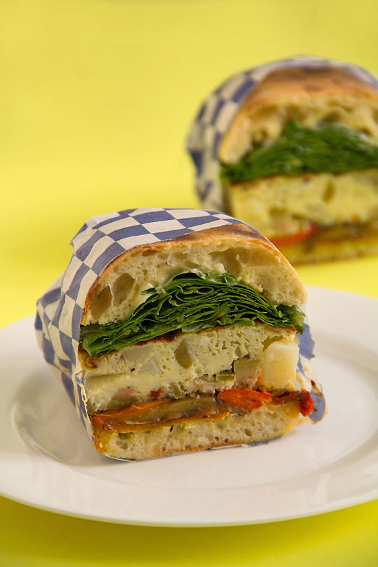 Frittata Ciabatta Sandwich