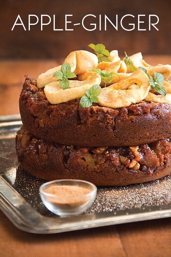 Caramelized Apple-Ginger Cake