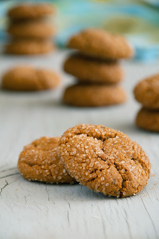 Molasses Spice Cookies with Caraway Seeds