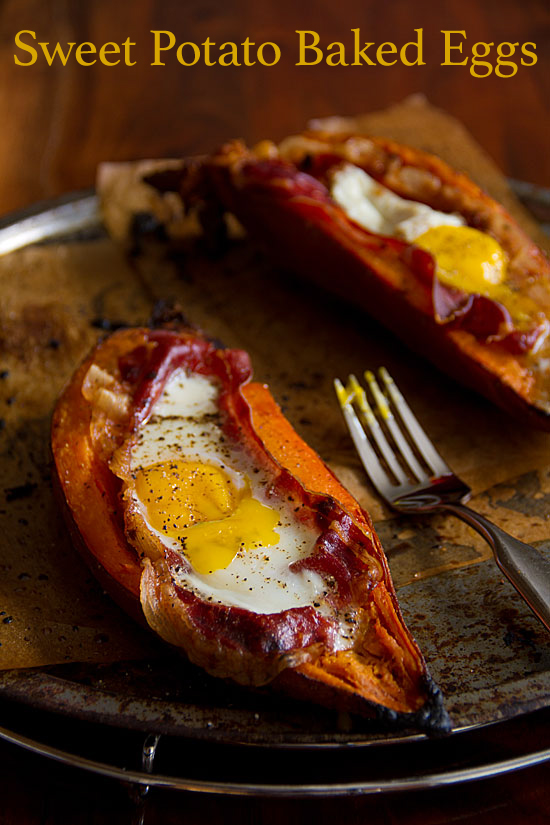 Sweet Potato Baked Eggs