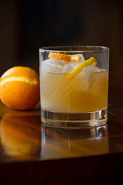 New York whiskey cocktail