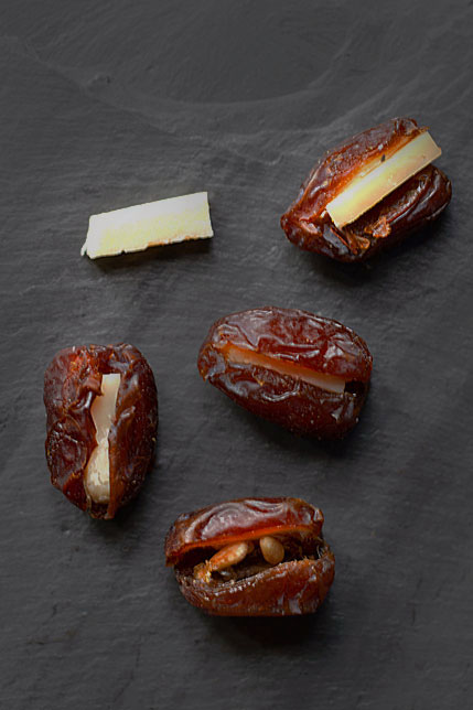 Parmesan-Stuffed Dates Wrapped in Bacon