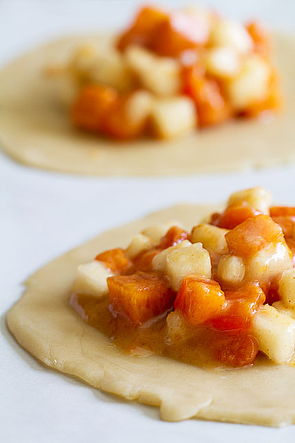 Pear Persimmon Galettes