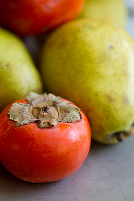 Persimmons Pears