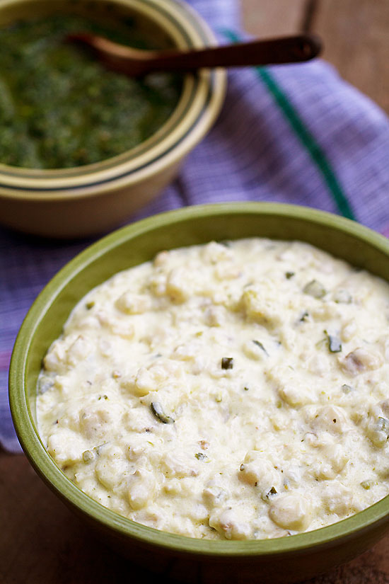 creamed hominy with poblano peppers