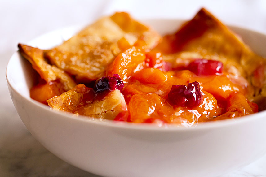 Apricot Cherry Crisp