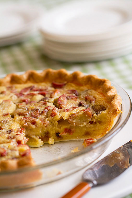 Rhubarb Chess Pie