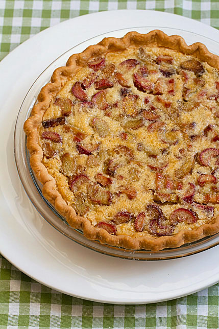 Rhubarb Chess Pie