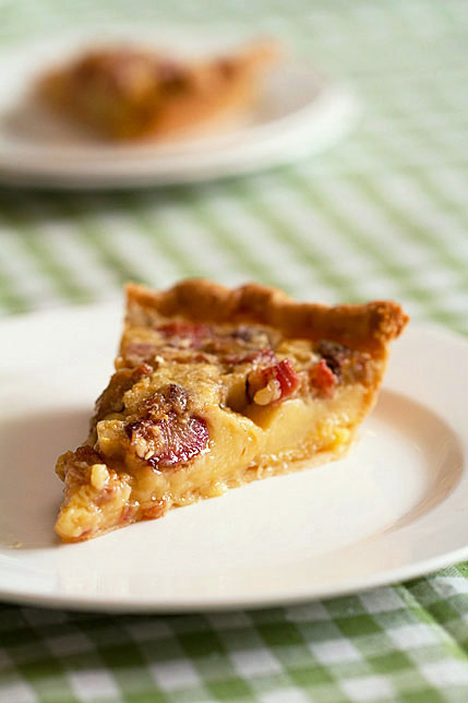 Rhubarb Chess Pie