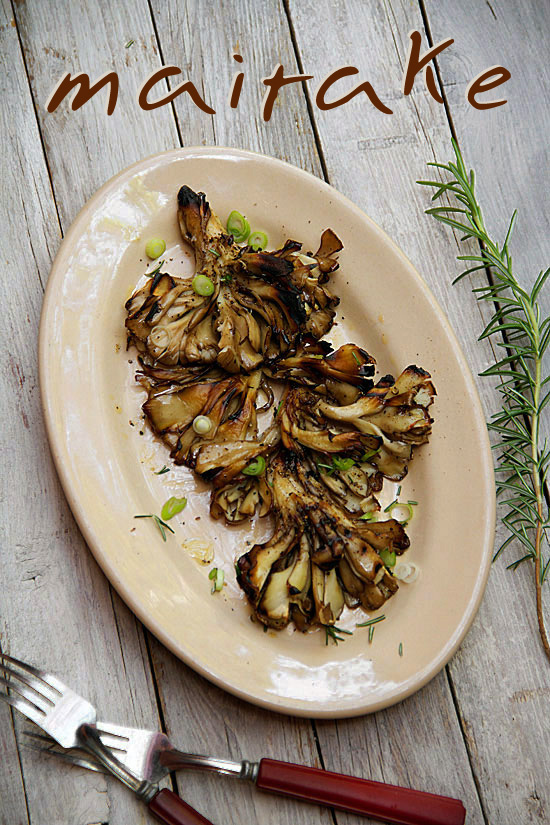 Grilled Maitake Mushrooms Sippitysup