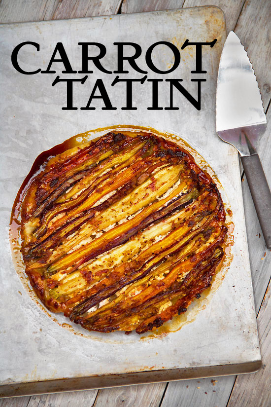 Savory Tarte Tatin with Spiced Carrots and Feta