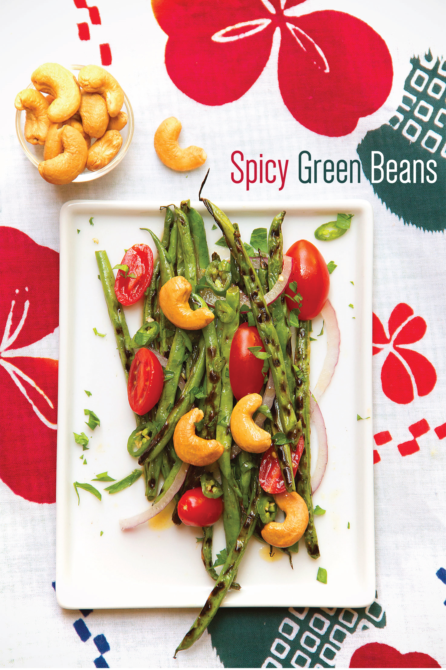 Spicy Grilled Green Beans