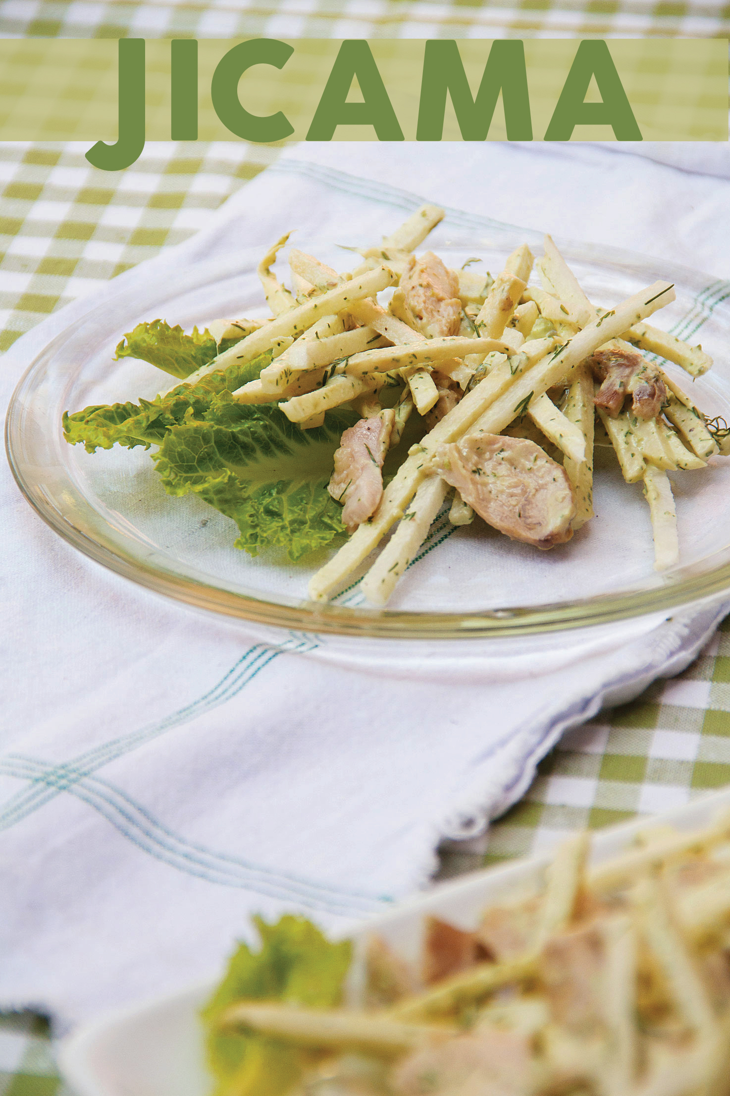 Chicken and Jicama Salad with Green Goddess Dressing