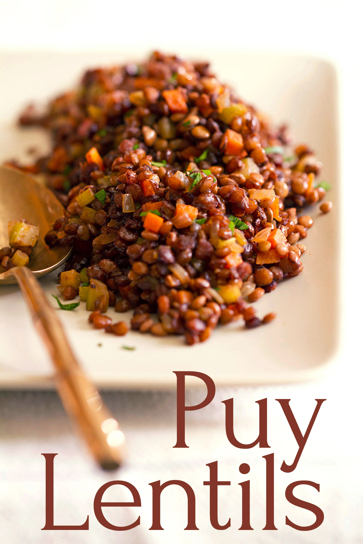 Caramelized Puy Lentils