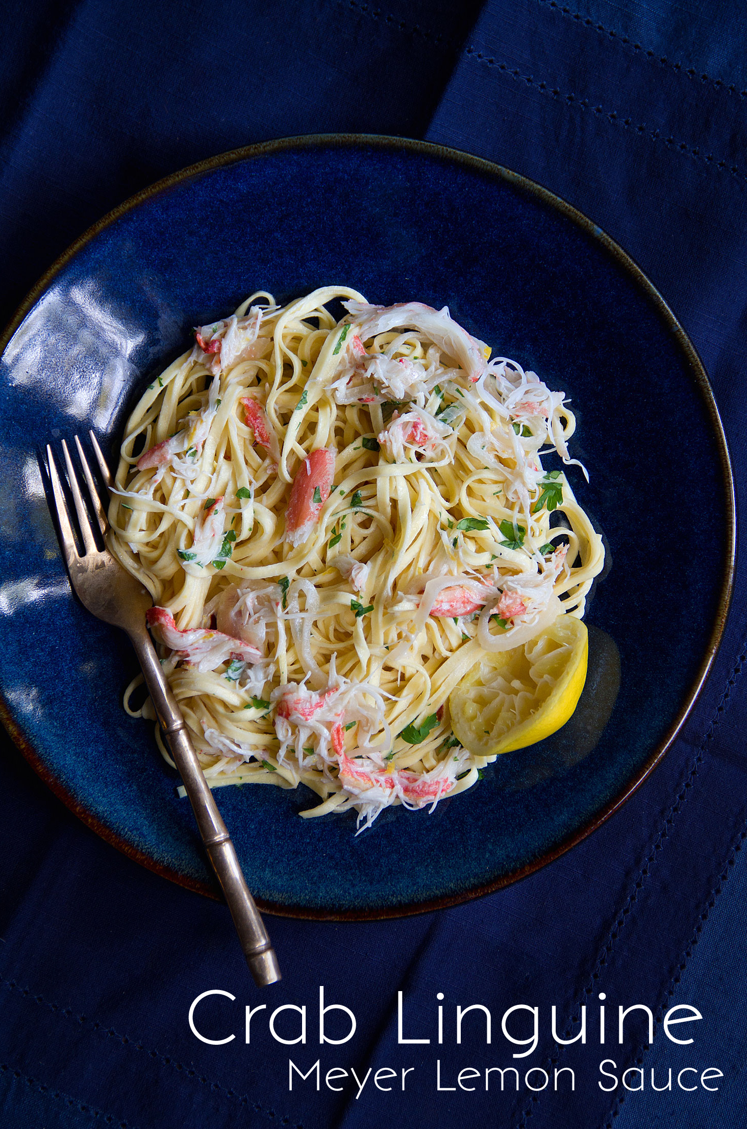 Crab Linguine with Meyer Lemon Sauce