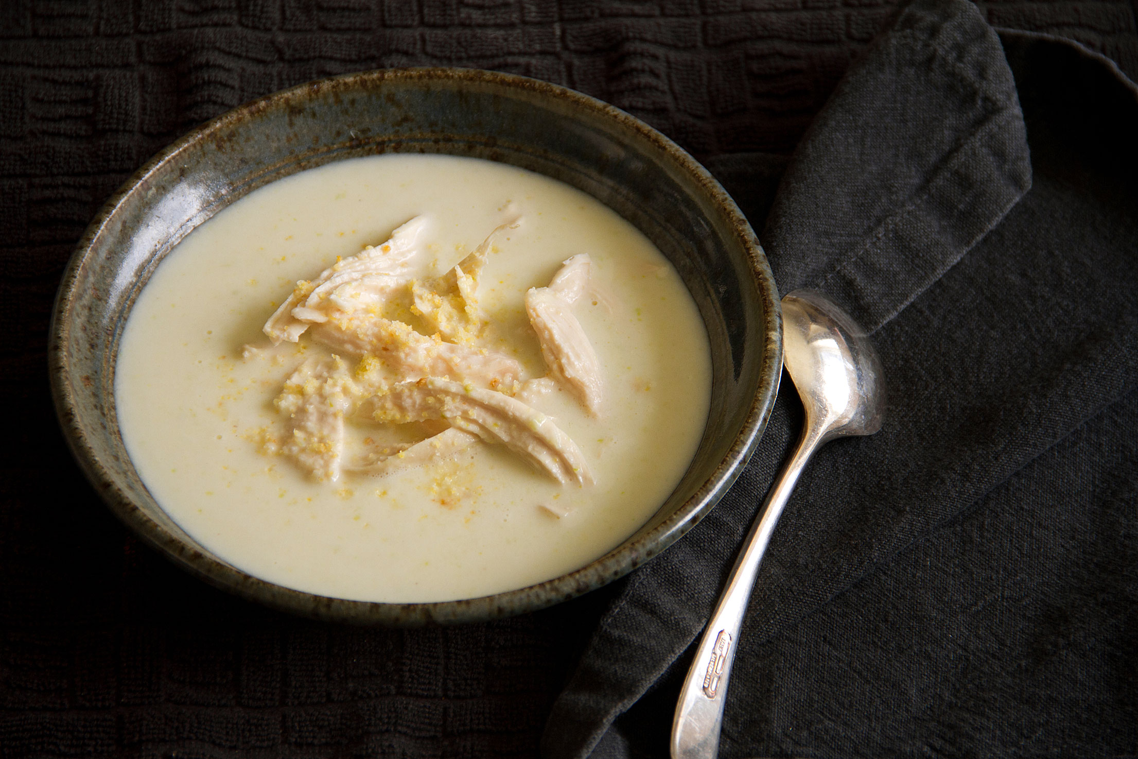 Chicken and Cornbread Buttermilk Soup