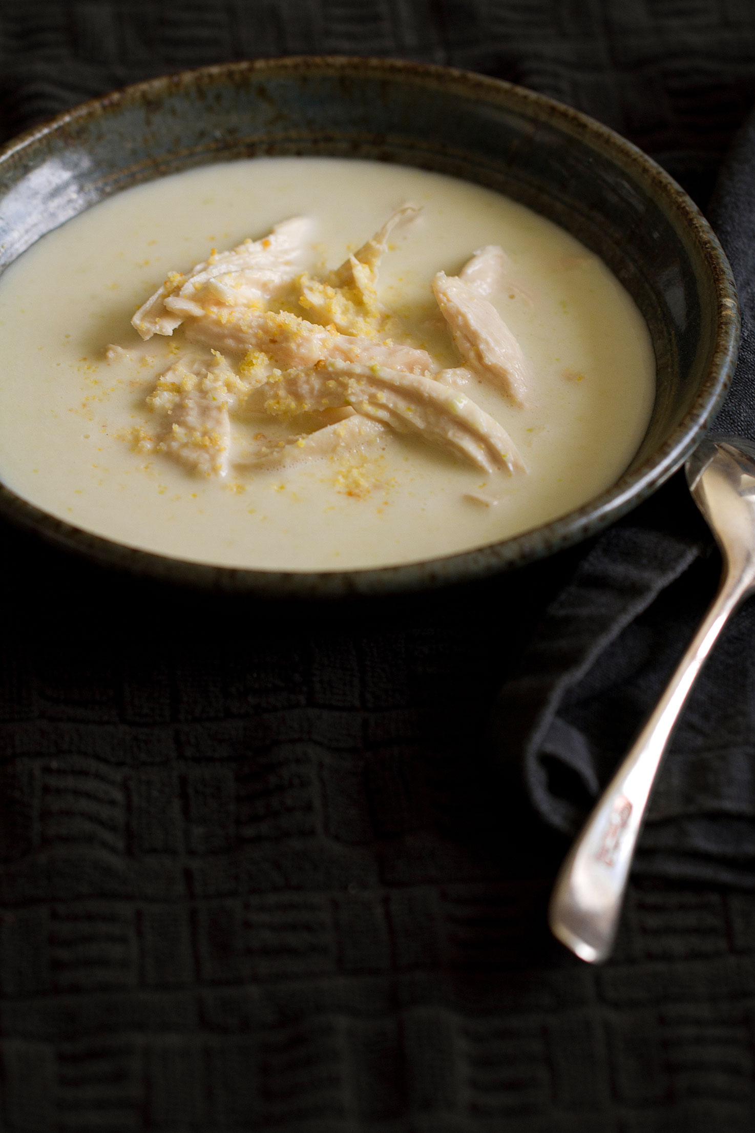 Chicken and Cornbread Buttermilk Soup