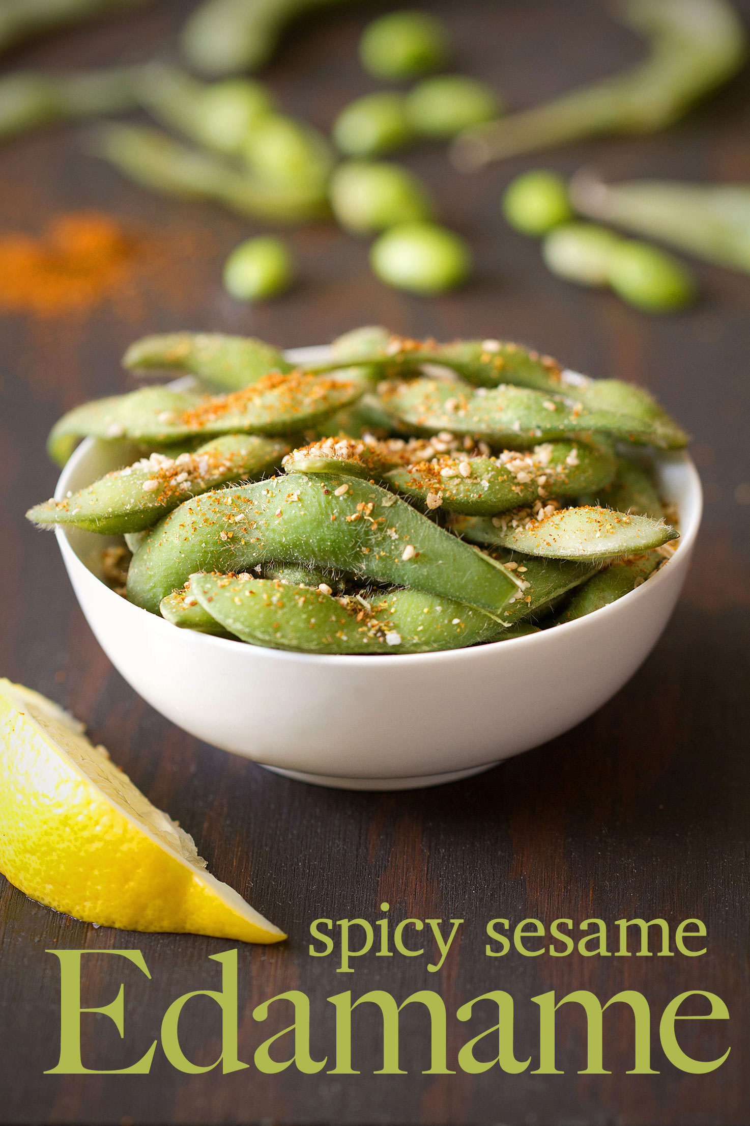 Spicy Sesame Edamame