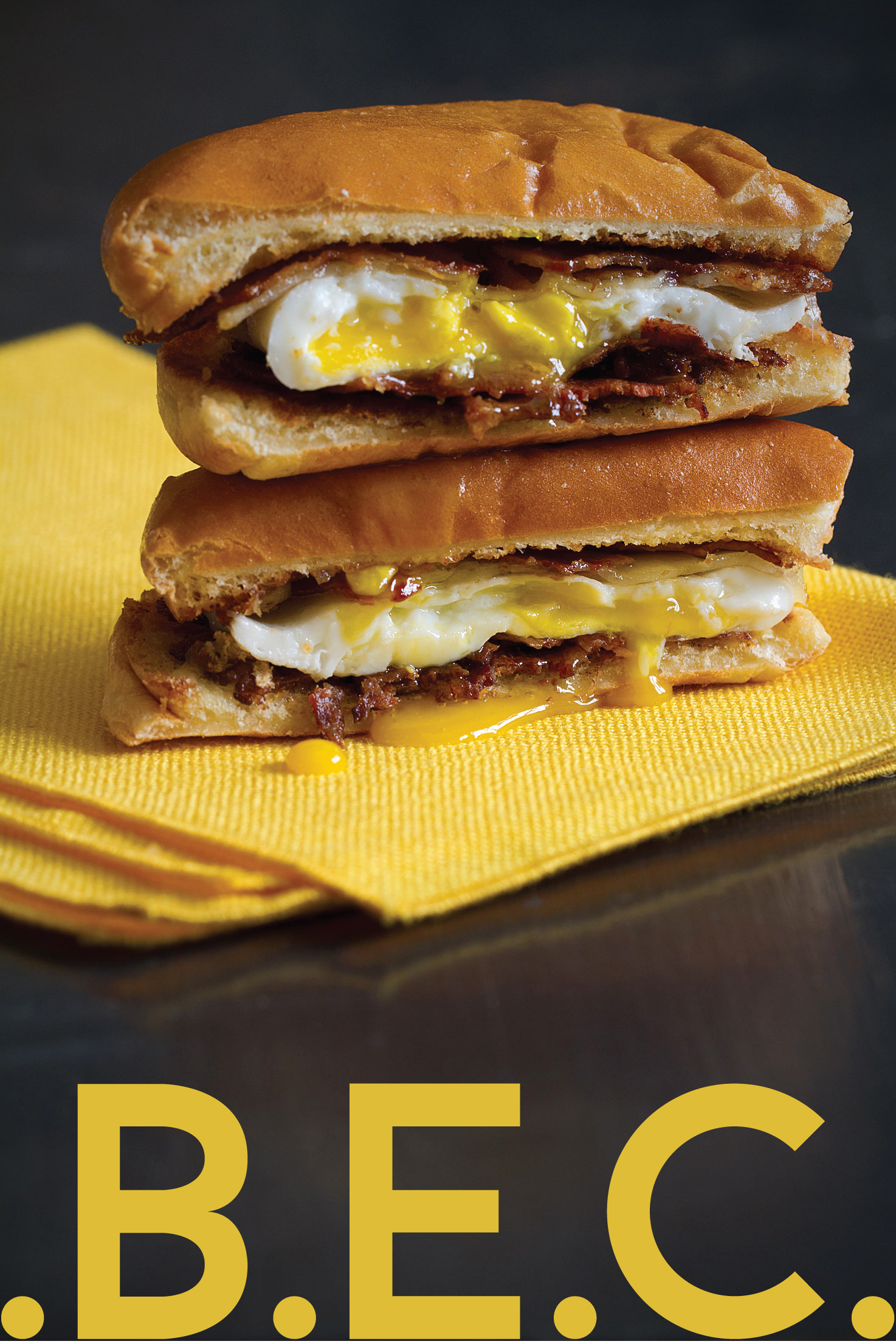 Bacon and Egg Sandwich: BEC NYC Deli-Style