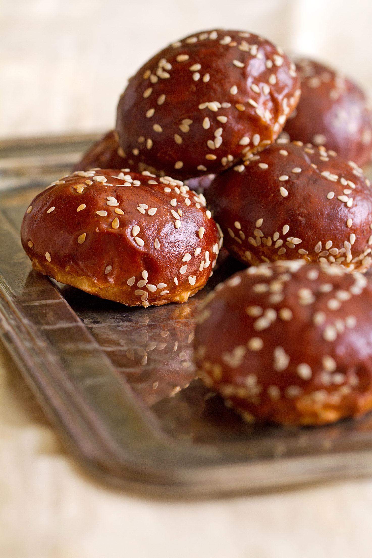 Pretzel Slider Buns