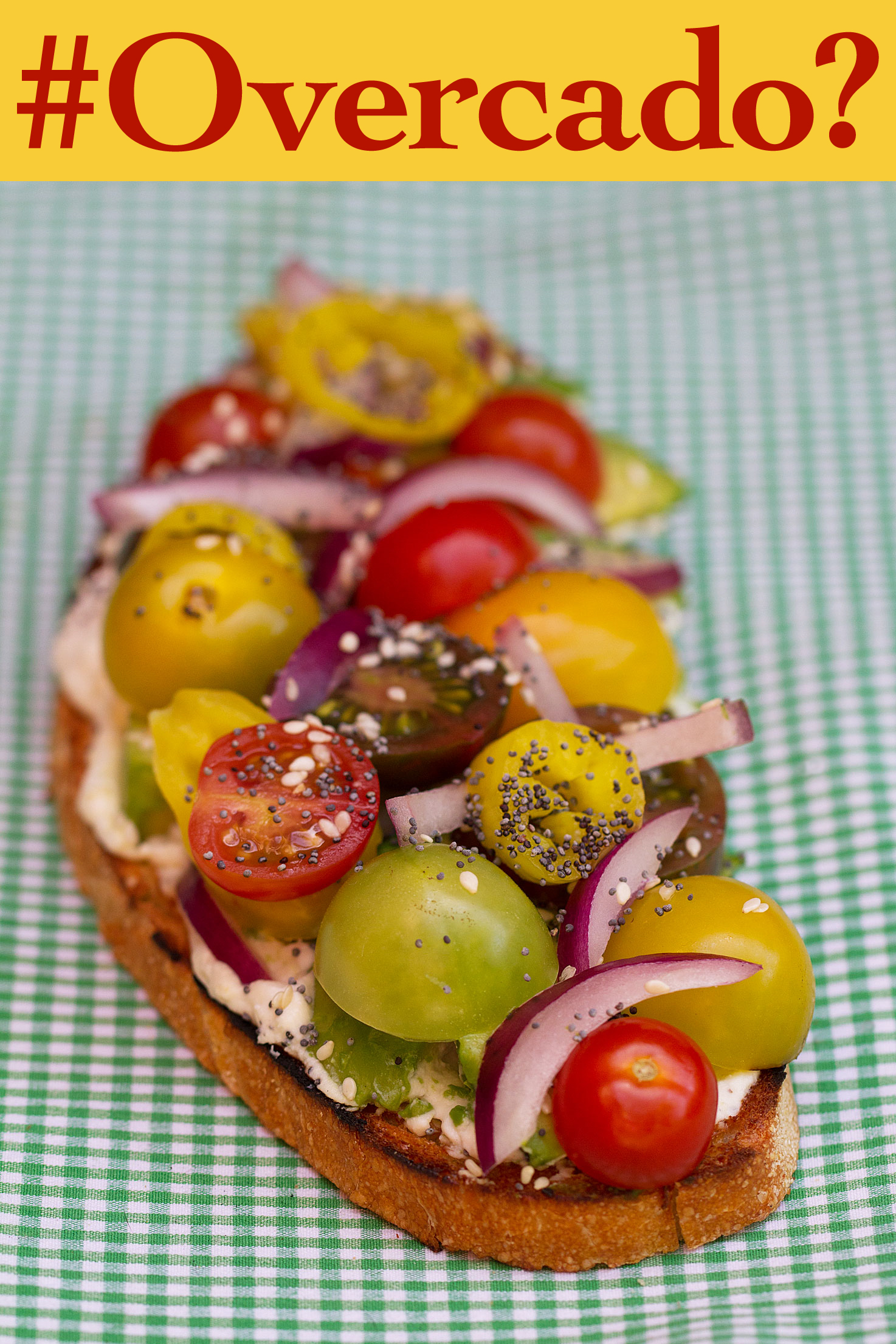 Lemon Ricotta with Avocado Open-Faced Sandwich