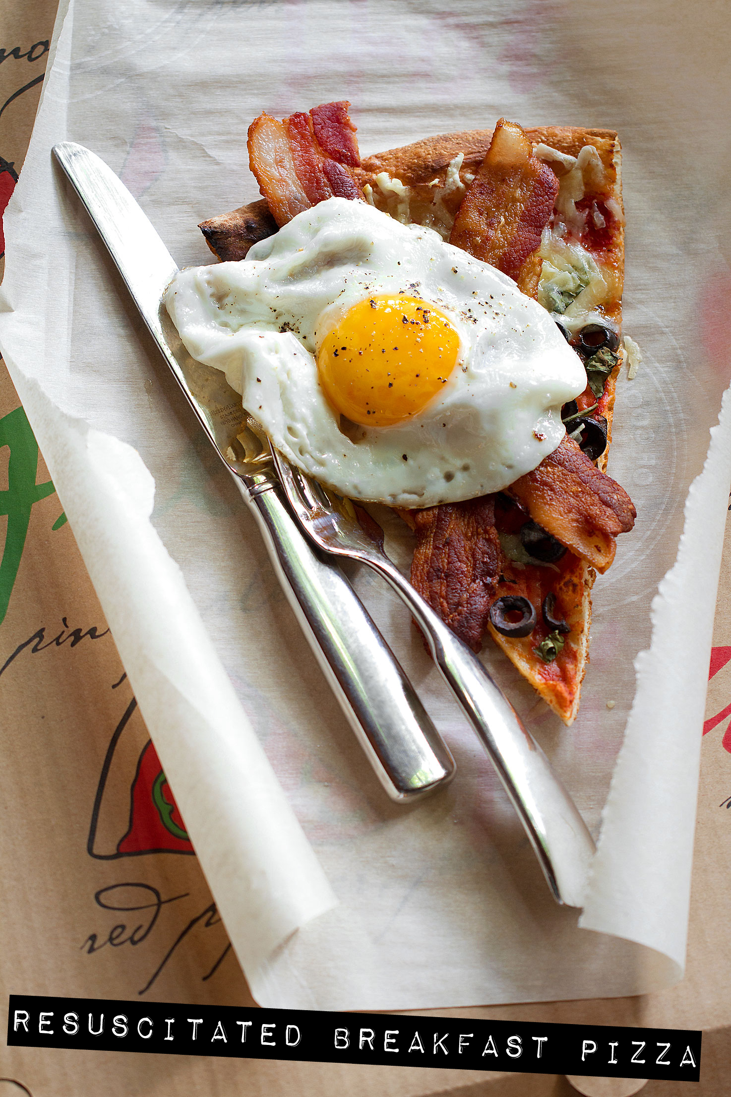 Resuscitated Breakfast Pizza