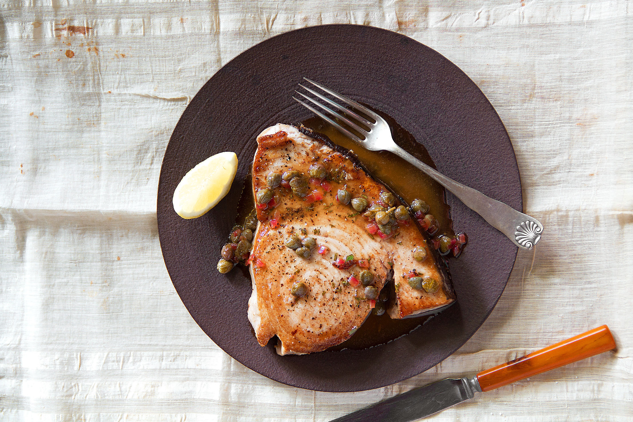 Swordfish with a Simple Pan Sauce