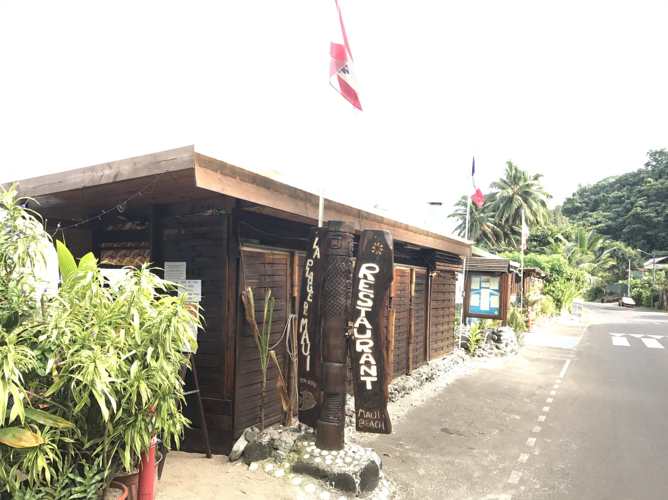 La Plage de Maui dinner, Tahiti