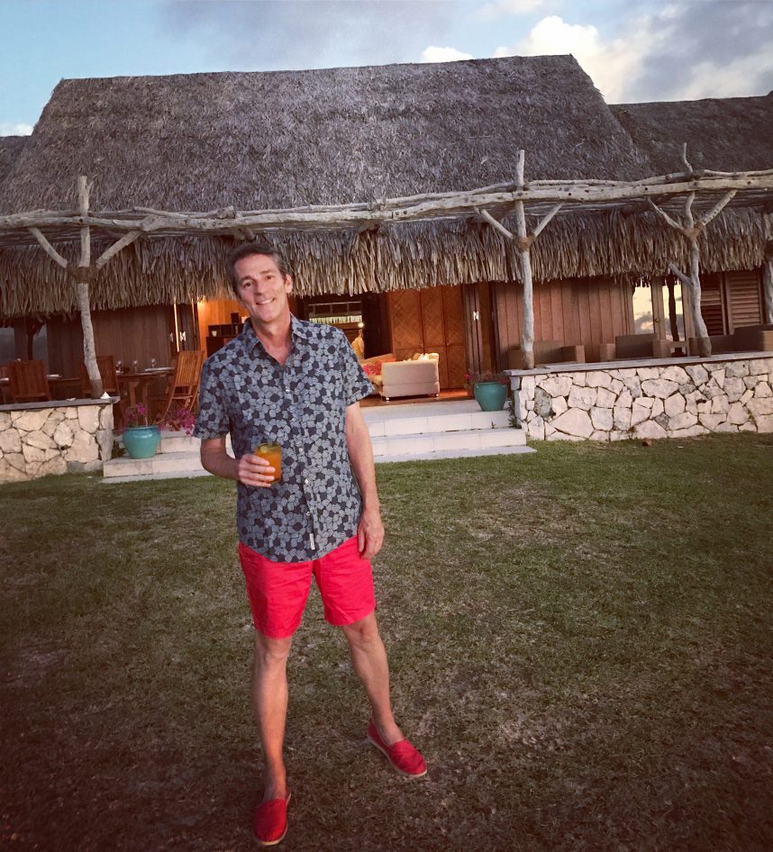 Greg Henry at Villa Lagon Moorea