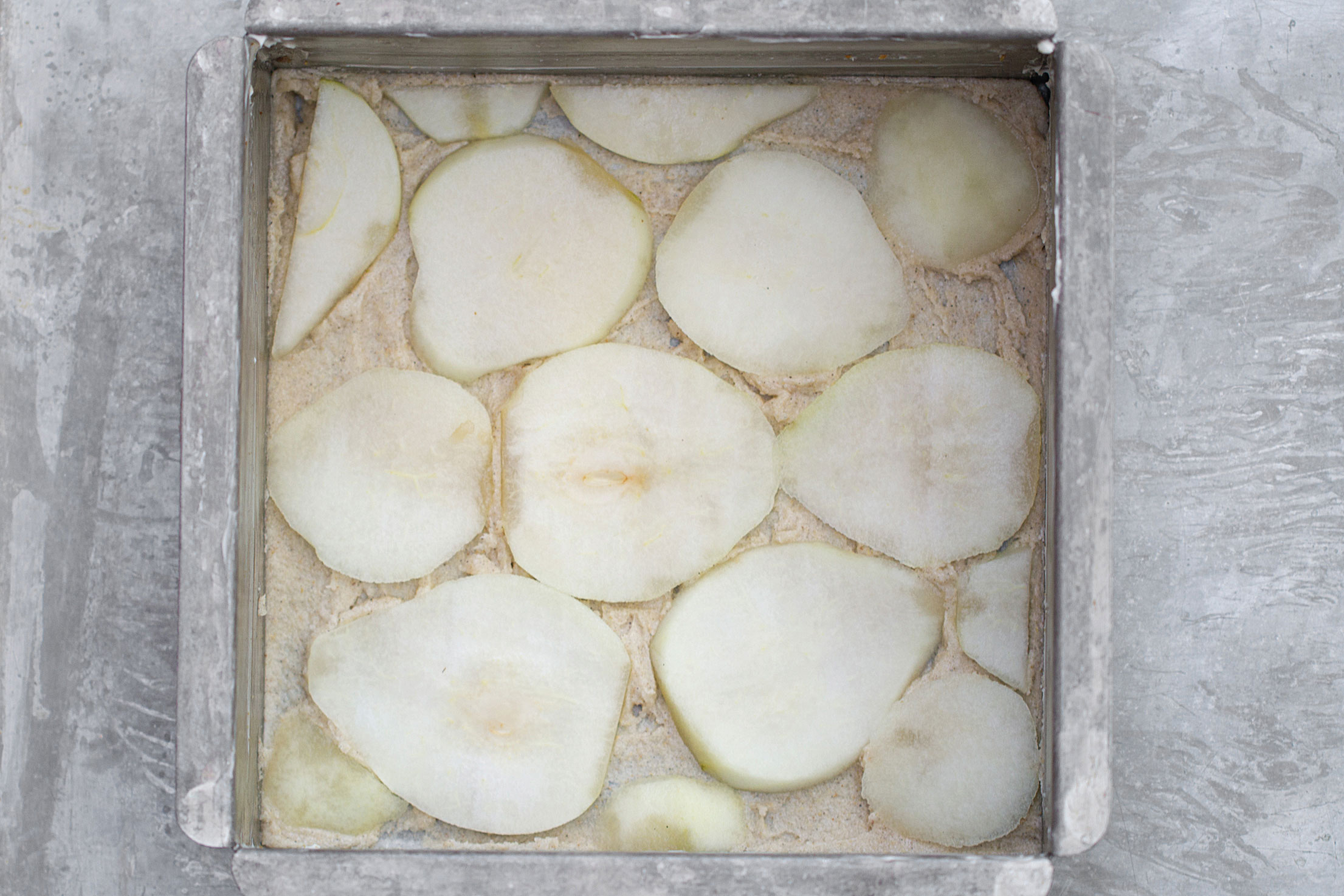 Seasonal Pear Upside-Down Cake with Maple and Cardamom