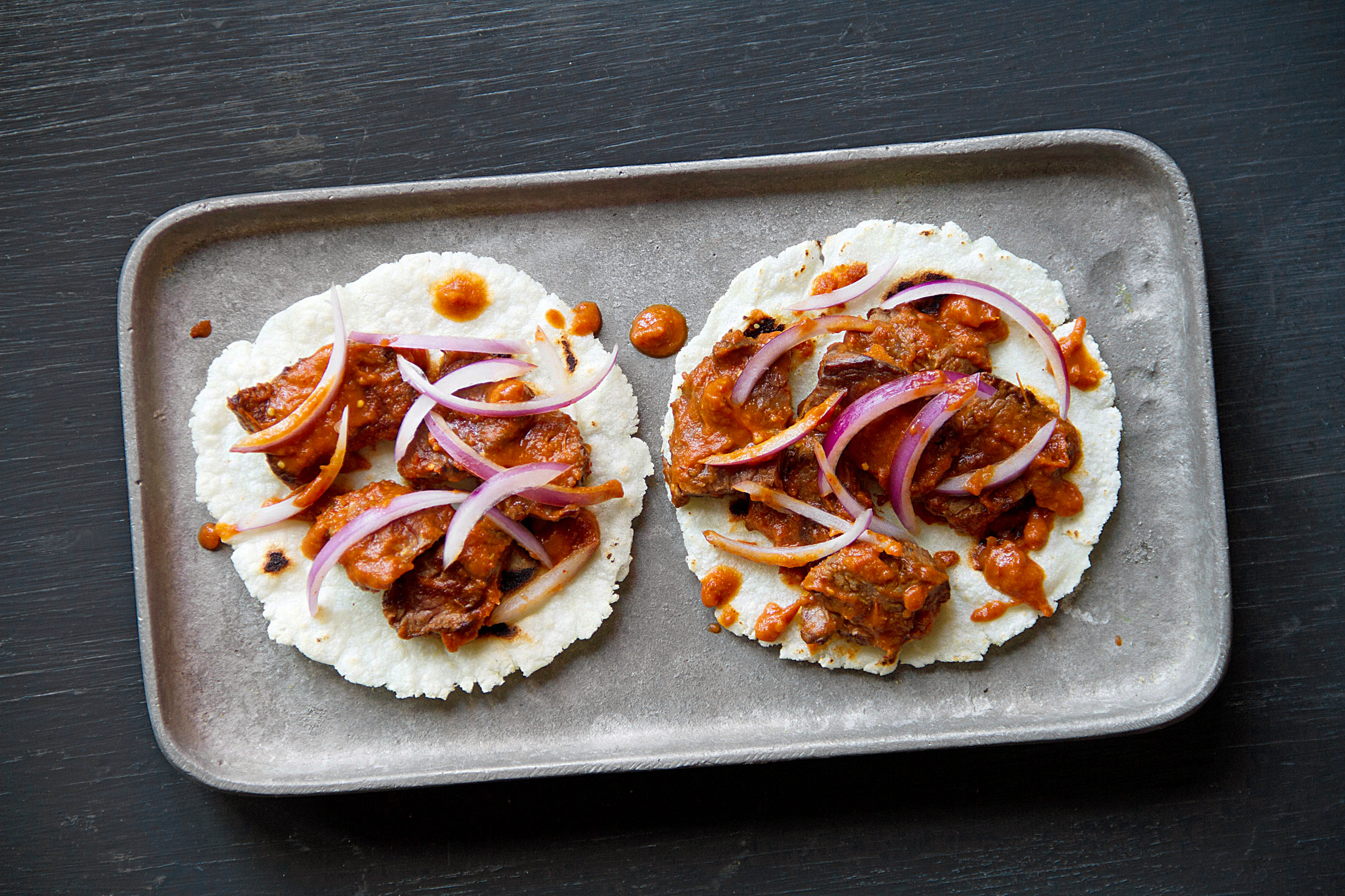 Wes Avila's Chile Colorado Tacos